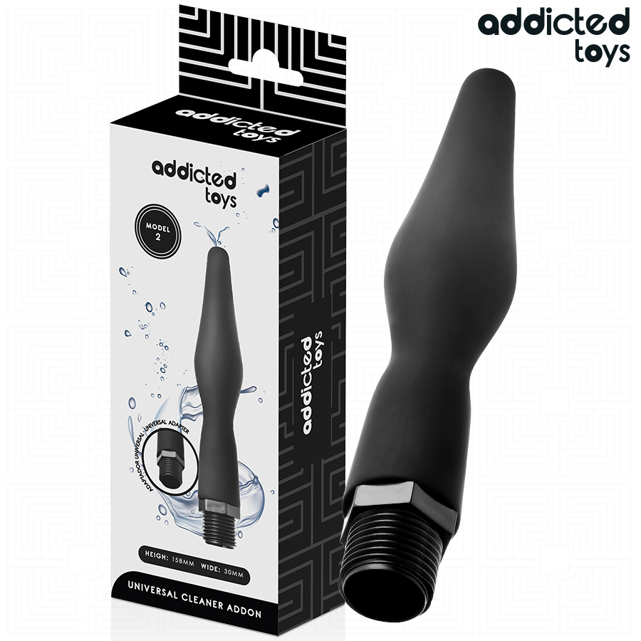 ADDICTED TOYS - PULITORE ANALE CON ADATTATORE UNIVERSALE MODELLO 2 ADDICTED TOYS - PULITORE ANALE CON ADATTATORE UNIVERSALE MODELLO 2