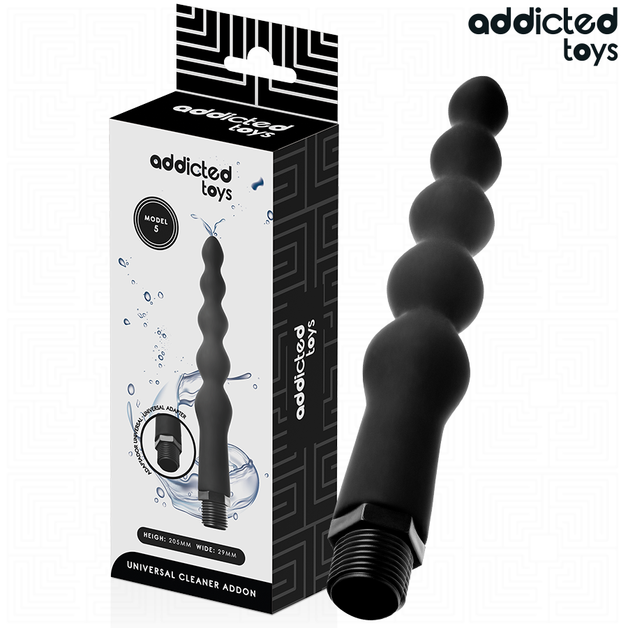 ADDICTED TOYS - PULITORE ANALE CON ADATTATORE UNIVERSALE MODELLO 5 ADDICTED TOYS - PULITORE ANALE CON ADATTATORE UNIVERSALE MODELLO 5
