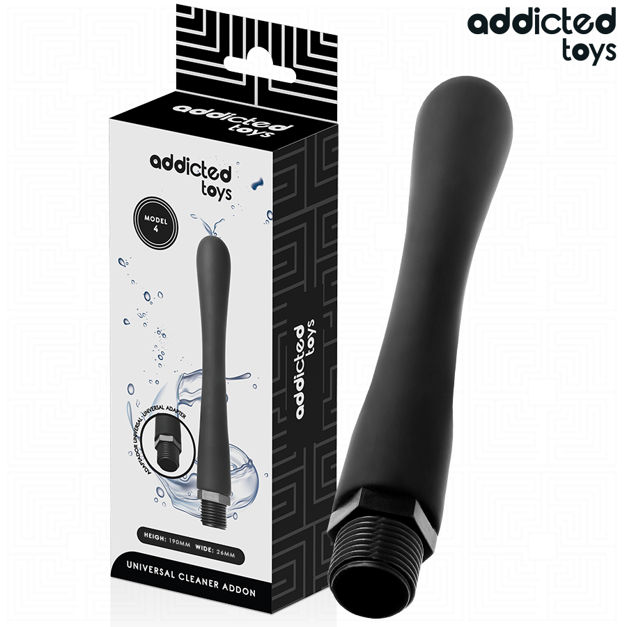 ADDICTED TOYS - PULITORE ANALE CON ADATTATORE UNIVERSALE MODELLO 4 ADDICTED TOYS - PULITORE ANALE CON ADATTATORE UNIVERSALE MODELLO 4