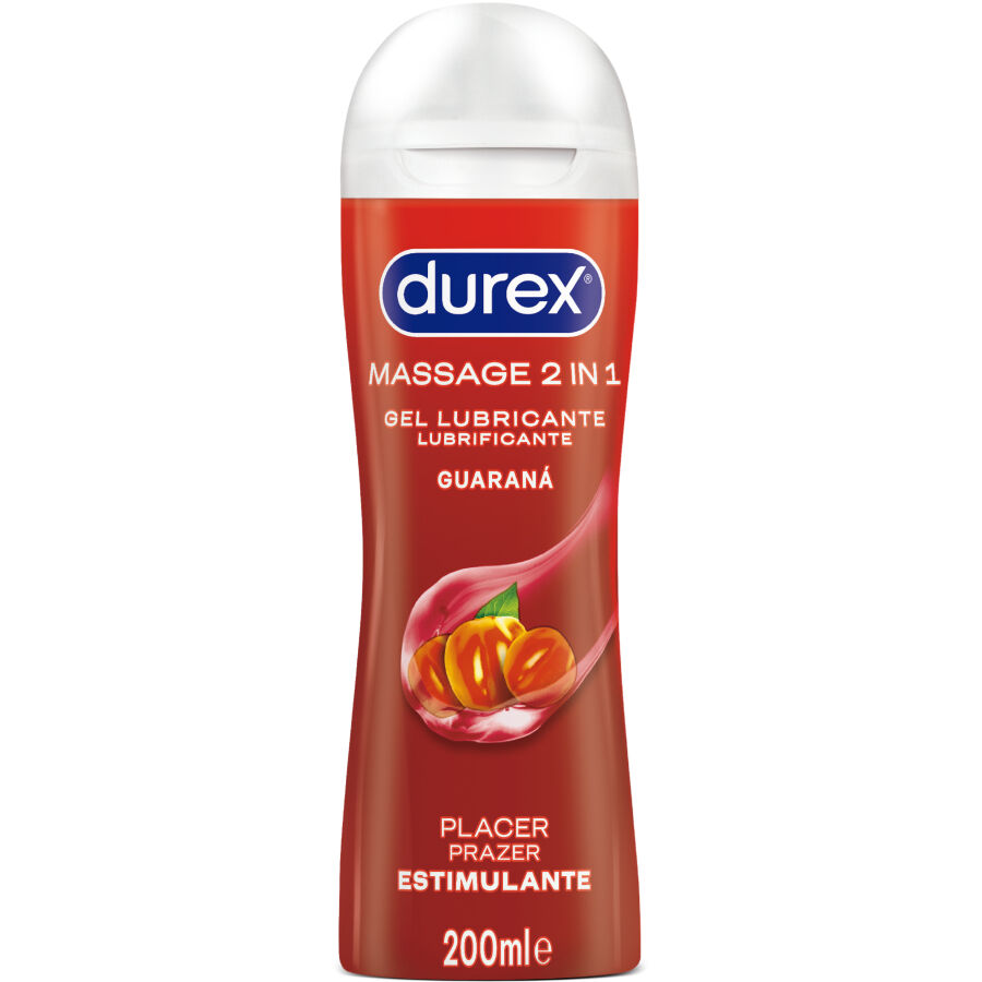 DUREX - GEL LUBRIFICANTE DA MASSAGGIO STIMOLANTE AL GUARANÀ 200 ML DUREX - GEL LUBRIFICANTE DA MASSAGGIO STIMOLANTE AL GUARANÀ 200 ML