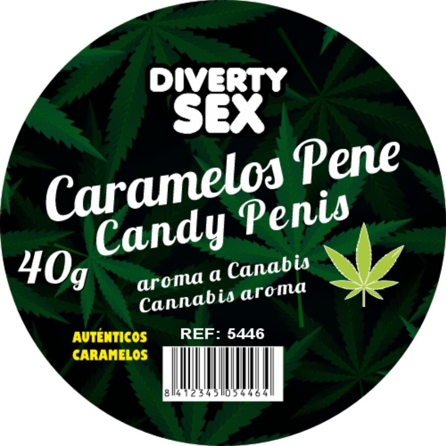DIABLO GOLOSO - 20 CARAMELLE PER PENE AROMA CANNABIS DIABLO GOLOSO - 20 CARAMELLE PER PENE AROMA CANNABIS