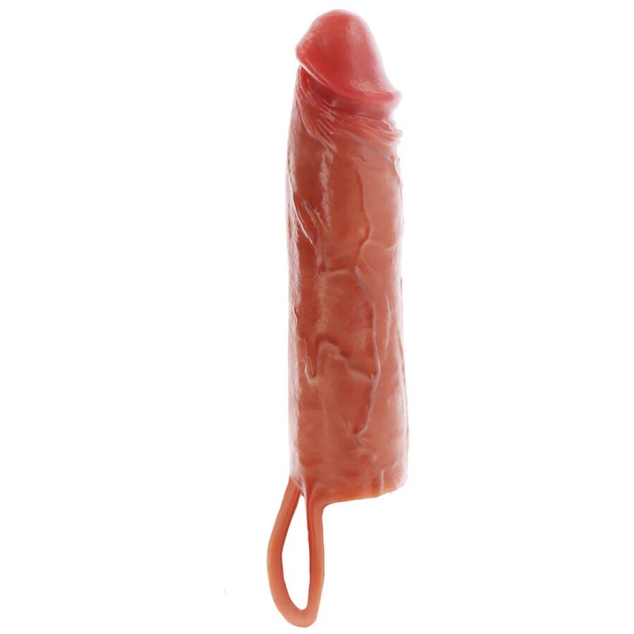 GET REAL - HYDRATED SKIN GUAINA PER PENE IN SILICONE CARAMELLO 20 CM GET REAL - HYDRATED SKIN GUAINA PER PENE IN SILICONE CARAMELLO 20 CM