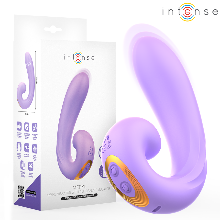 INTENSE - STIMOLATORE CLITORIDEO A DOPPIA VIBRAZIONE MERYL INTENSE - STIMOLATORE CLITORIDEO A DOPPIA VIBRAZIONE MERYL