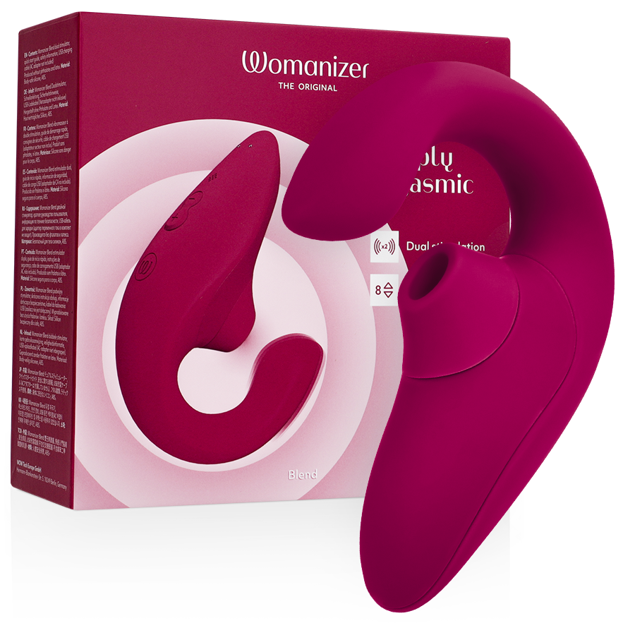 WOMANIZER - VIBRATORE STIMOLATORE CONIGLIO BLEND ROSA VIBRANTE WOMANIZER - VIBRATORE STIMOLATORE CONIGLIO BLEND ROSA VIBRANTE