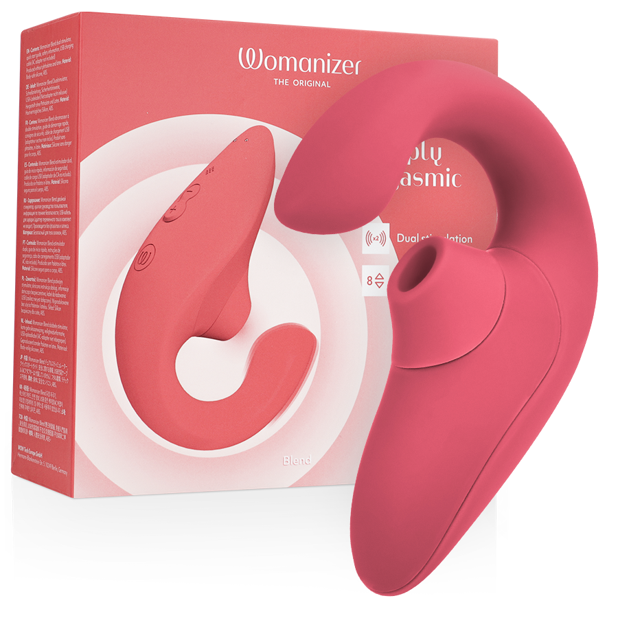WOMANIZER - VIBRATORE STIMOLATORE CONIGLIO BLEND VIBRANT ROSE WOMANIZER - VIBRATORE STIMOLATORE CONIGLIO BLEND VIBRANT ROSE