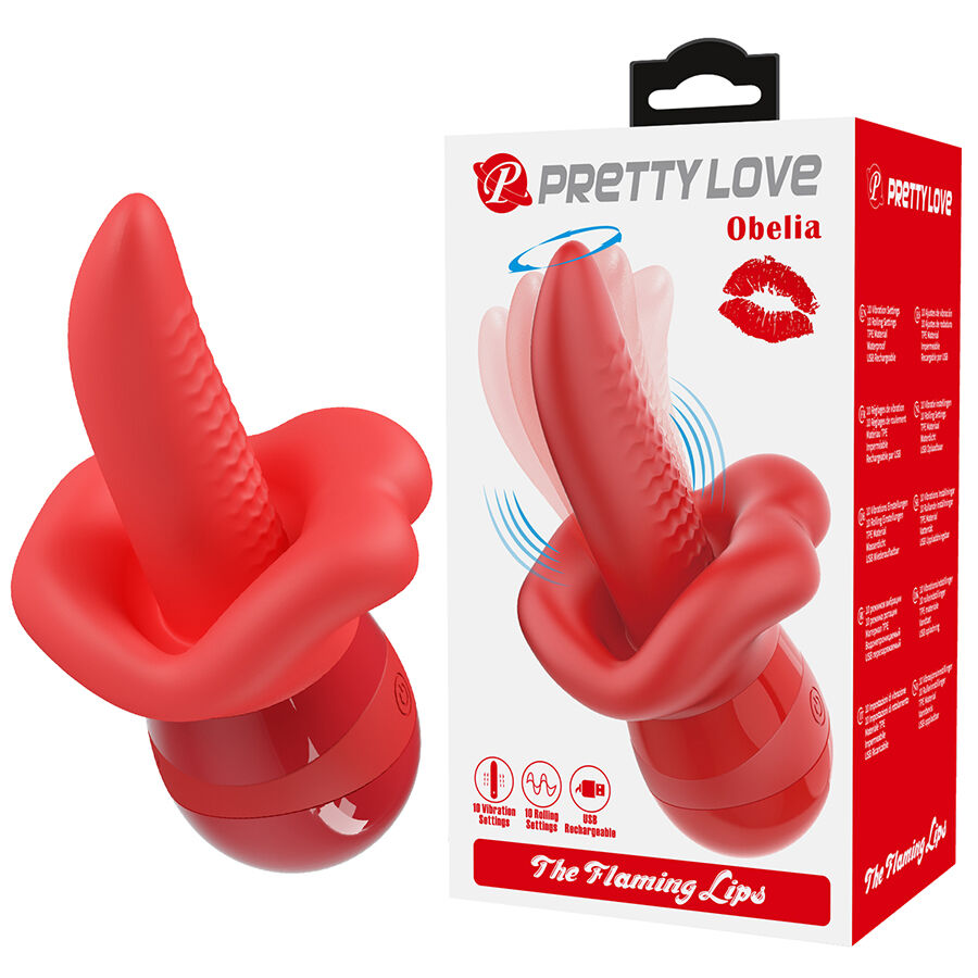 PRETTY LOVE - OBELIA MASTURBATORE VIBRATORE CON LINGUA E MOVIMENTO ORBITALE PRETTY LOVE - OBELIA MASTURBATORE VIBRATORE CON LINGUA E MOVIMENTO ORBITALE