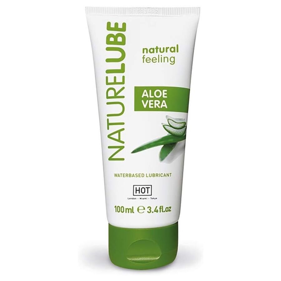 HOT - NATURE LUBE A BASE D'ACQUA DI ALOE VERA 100 ML HOT - NATURE LUBE A BASE D'ACQUA DI ALOE VERA 100 ML
