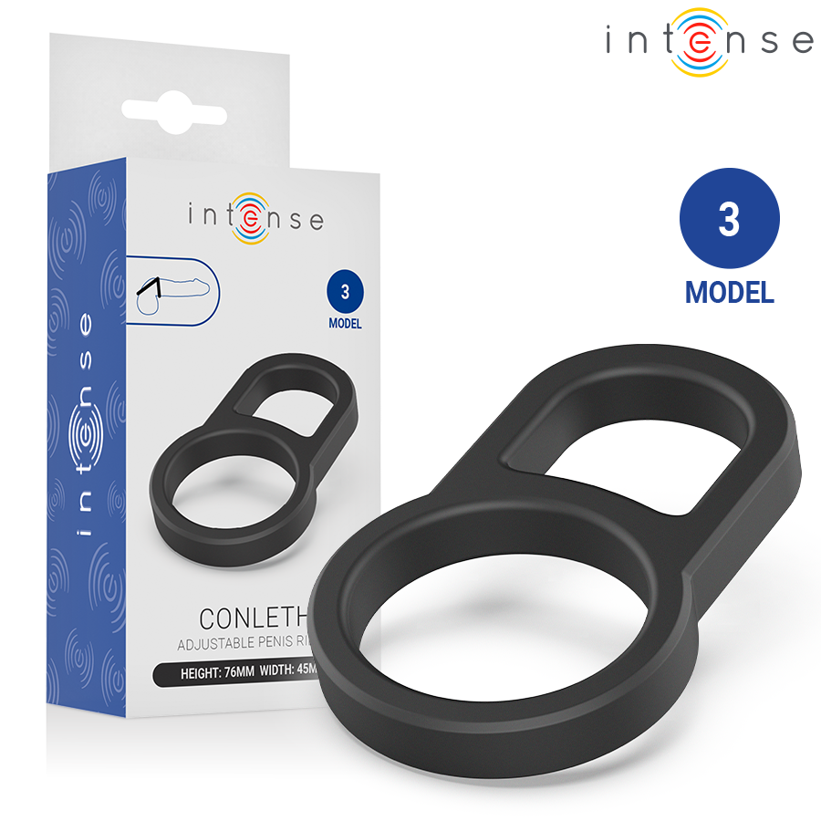 INTENSE - CONLETH ANELLO PER PENE DOPPIO REGOLABILE MODELLO 3 INTENSE - CONLETH ANELLO PER PENE DOPPIO REGOLABILE MODELLO 3