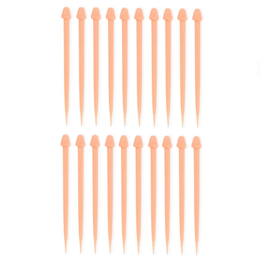 DIABLO PICANTE - BASTONCINI A FORMA DI PENE PER CARNE 20 UNITÀ DIABLO PICANTE - BASTONCINI A FORMA DI PENE PER CARNE 20 UNITÀ