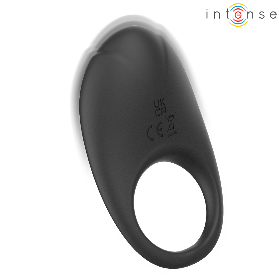 INTENSE - MERLOTTE ANILLO VIBRADOR CON ESTIMULACIÓN DE CLÍTORIS NEGRO INTENSE - MERLOTTE ANILLO VIBRADOR CON ESTIMULACIÓN DE CLÍTORIS NEGRO