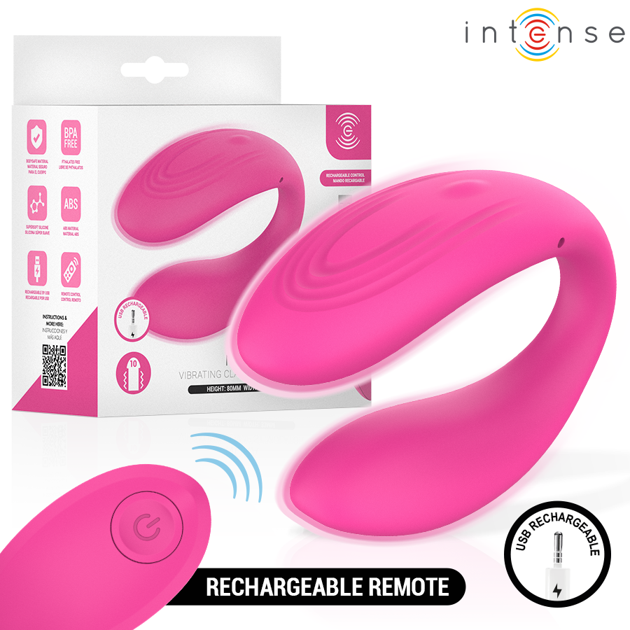 INTENSE - NORA STIMOLATORE VIBRANTE A MORSETTO ROSA INTENSE - NORA STIMOLATORE VIBRANTE A MORSETTO ROSA