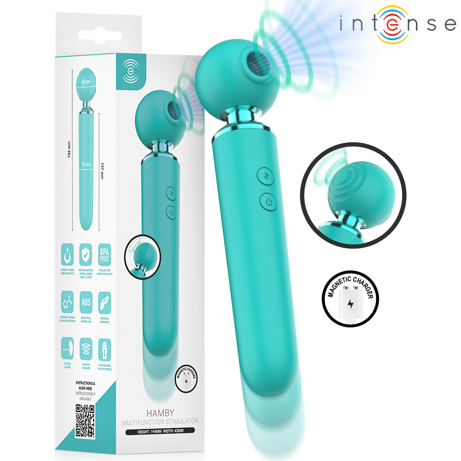 INTENSE - HAMBY ASPIRATORE MULTIFUNZIONE CON ASPIRAZIONE E VIBRAZIONE INTENSE - HAMBY ASPIRATORE MULTIFUNZIONE CON ASPIRAZIONE E VIBRAZIONE