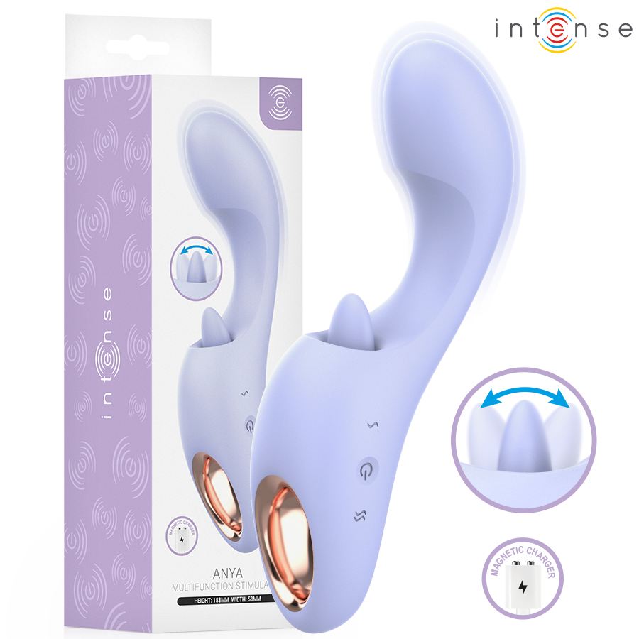 INTENSE - ANYA STIMOLATORE DI VIBRAZIONE E MOVIMENTO MULTIFUNZIONE INTENSE - ANYA STIMOLATORE DI VIBRAZIONE E MOVIMENTO MULTIFUNZIONE