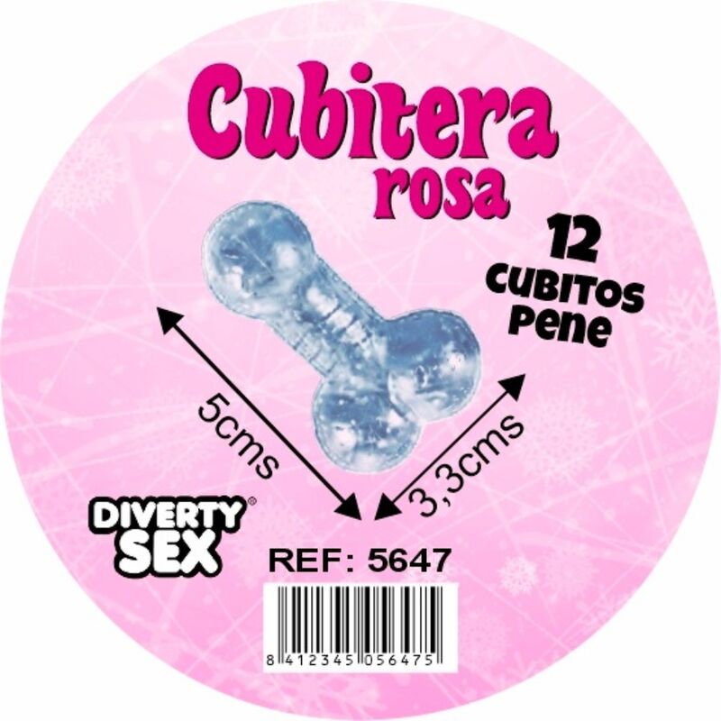 DIABLO PICANTE - 12 PENI IN SILICONE RIGIDO DA APPENDERE A UN SECCHIELLO PER IL GHIACCIO ROSA DIABLO PICANTE - 12 PENI IN SILICONE RIGIDO DA APPENDERE A UN SECCHIELLO PER IL GHIACCIO ROSA