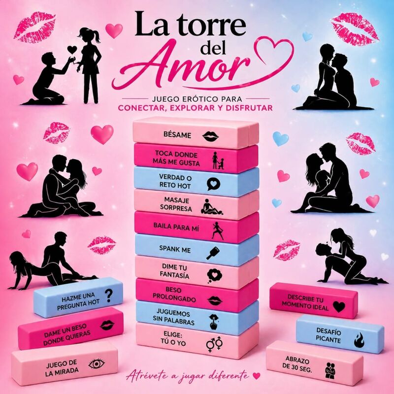 DIABLO PICANTE - LOVE TOWER GAME - VERSIONE SPAGNOLA DIABLO PICANTE - LOVE TOWER GAME - VERSIONE SPAGNOLA