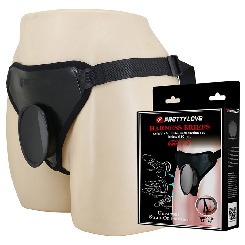 PRETTY LOVE - IMBRACATURA UNIVERSALE CON STRAP-ON NERA PRETTY LOVE - IMBRACATURA UNIVERSALE CON STRAP-ON NERA