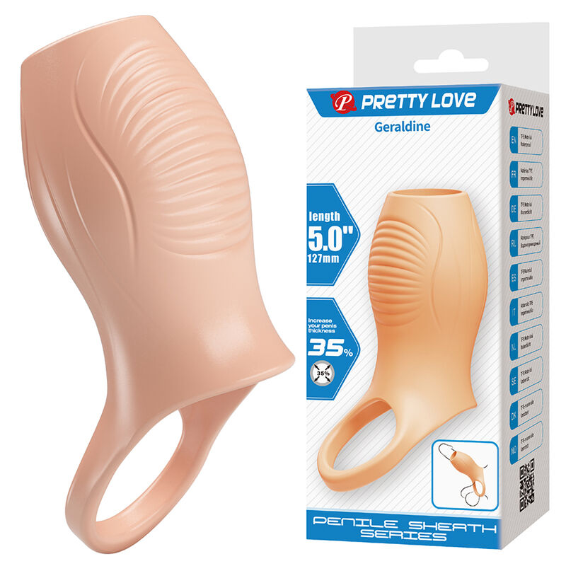 PRETTY LOVE - GUAINA PER PENE ISPESSIBILE ALLA GERALDINA PRETTY LOVE - GUAINA PER PENE ISPESSIBILE ALLA GERALDINA