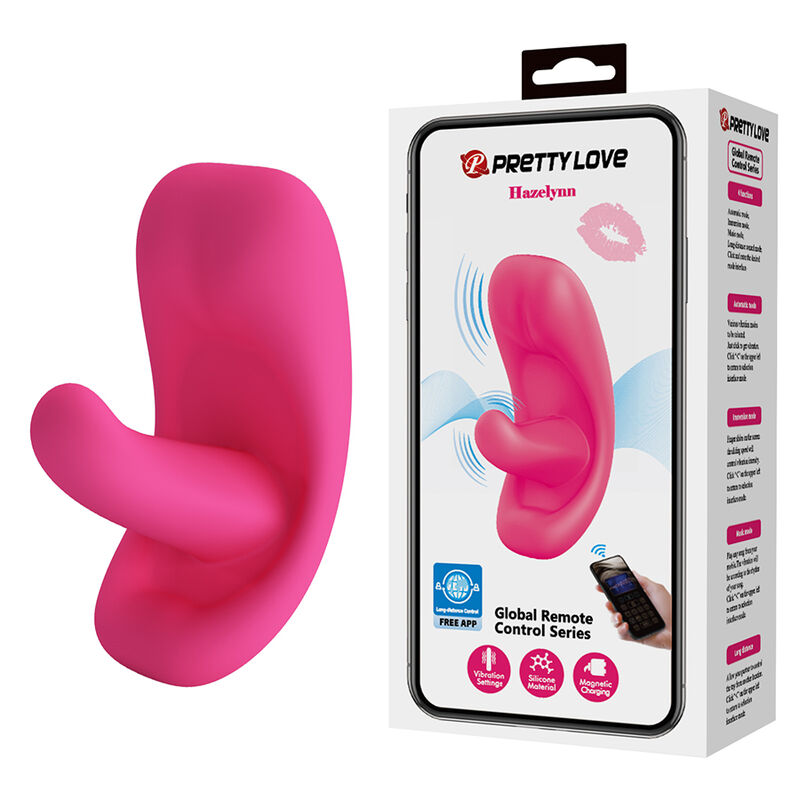 PRETTY LOVE - HAZELYNN MASSAGGIATORE ROSA CON 12 FUNZIONI E CONTROLLO TRAMITE APP PRETTY LOVE - HAZELYNN MASSAGGIATORE ROSA CON 12 FUNZIONI E CONTROLLO TRAMITE APP