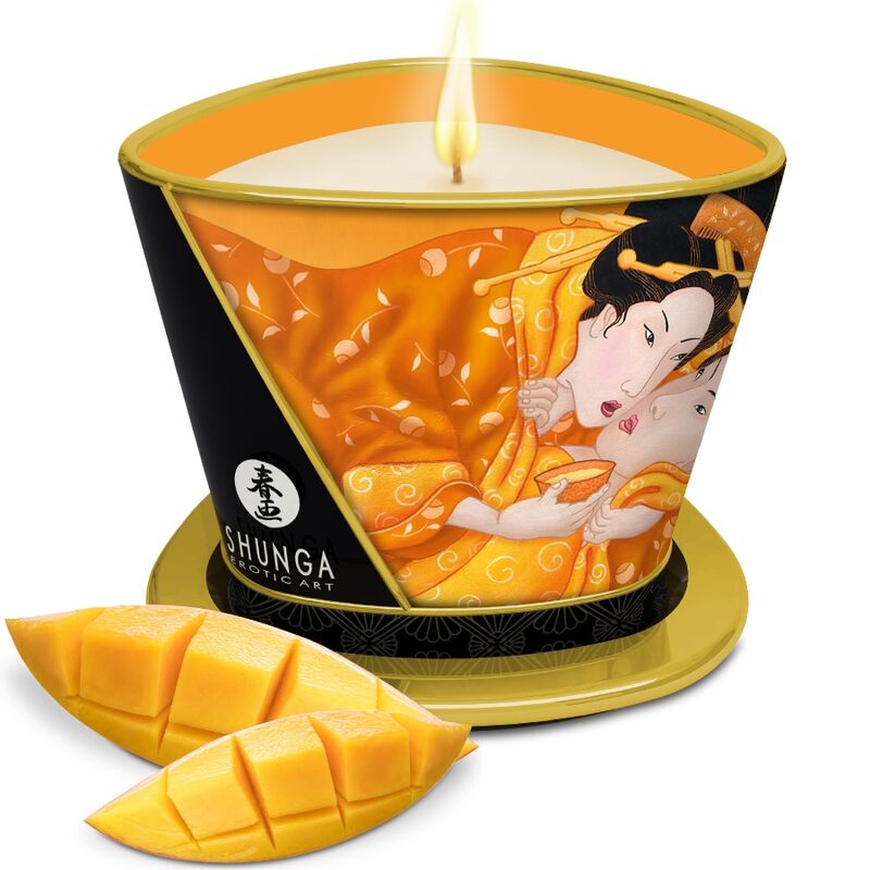 SHUNGA - CANDELA DA MASSAGGIO AL MANGO 170 ML SHUNGA - CANDELA DA MASSAGGIO AL MANGO 170 ML