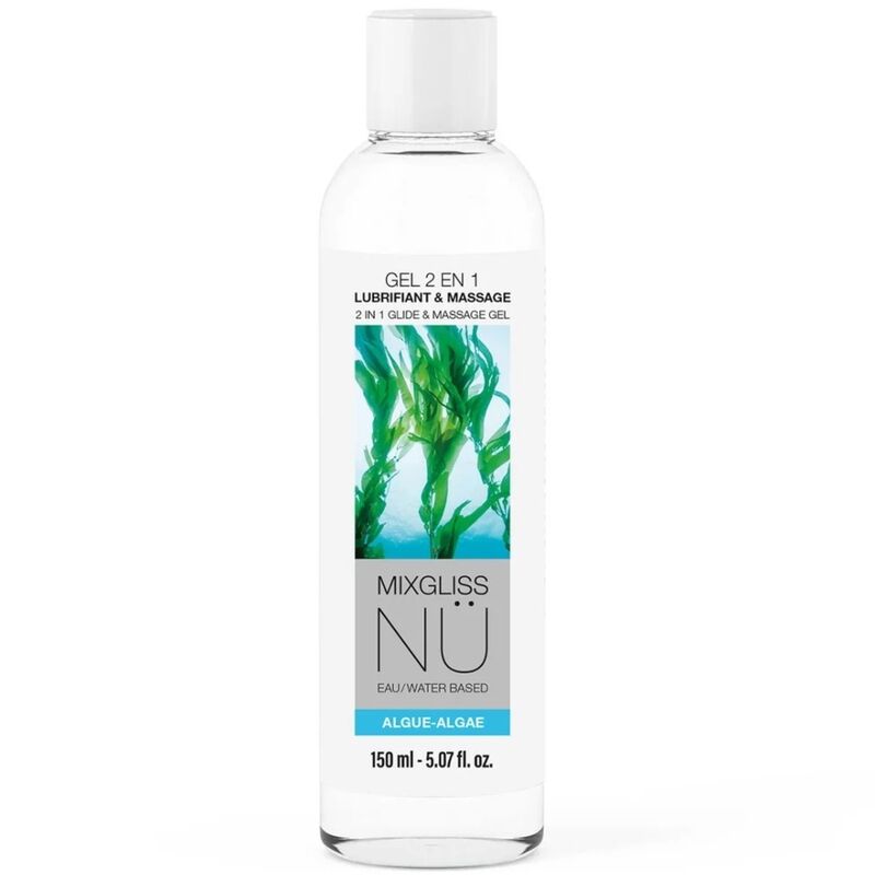 MIXGLISS - 2 IN 1 GEL LUBRIFICANTE E DA MASSAGGIO A BASE D'ACQUA NURU ALGAE 150 ML MIXGLISS - 2 IN 1 GEL LUBRIFICANTE E DA MASSAGGIO A BASE D'ACQUA NURU ALGAE 150 ML