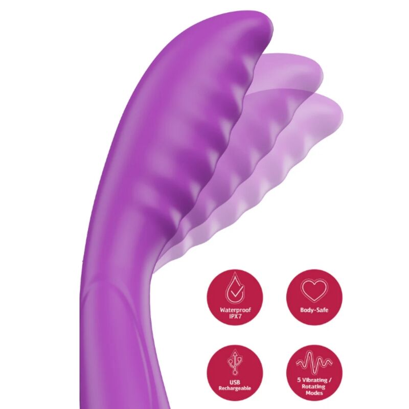 SHE.E.O - VIBRATORE VIOLA PER LA STIMOLAZIONE DEL PUNTO G SHE.E.O - VIBRATORE VIOLA PER LA STIMOLAZIONE DEL PUNTO G