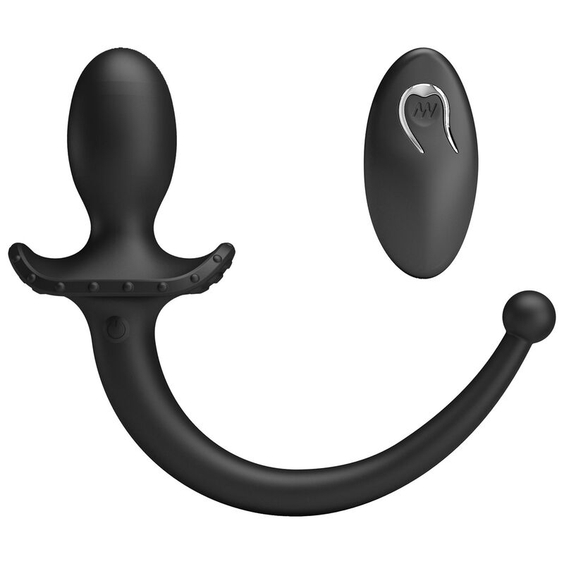 MR PLAY - VIBRATORE ANALE E PERINEO CON TELECOMANDO WIRELESS, NERO MR PLAY - VIBRATORE ANALE E PERINEO CON TELECOMANDO WIRELESS, NERO