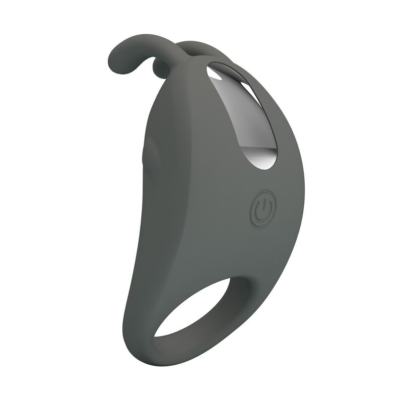 PRETTY LOVE - ANELLO VIBRANTE RICARICABILE CON STIMOLATORE A FORMA DI CONIGLIO PRETTY LOVE - ANELLO VIBRANTE RICARICABILE CON STIMOLATORE A FORMA DI CONIGLIO