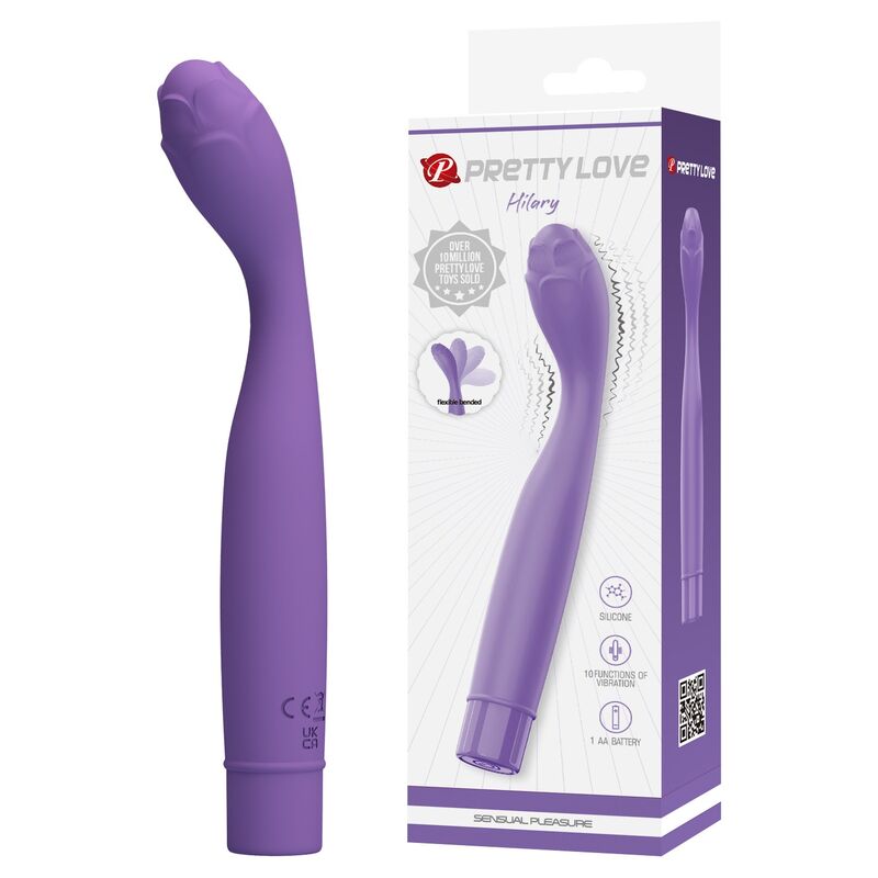 PRETTY LOVE - VIBRATORE FLESSIBILE PER IL PUNTO G HENRY VIOLA PRETTY LOVE - VIBRATORE FLESSIBILE PER IL PUNTO G HENRY VIOLA