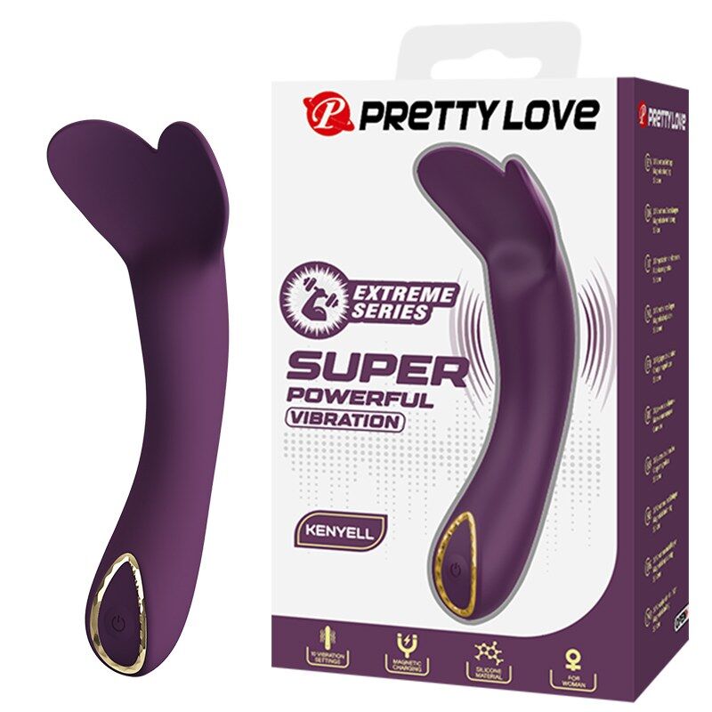 PRETTY LOVE - VIBRATORE RICARICABILE KENYELL 10 FUNZIONI VIOLA PRETTY LOVE - VIBRATORE RICARICABILE KENYELL 10 FUNZIONI VIOLA