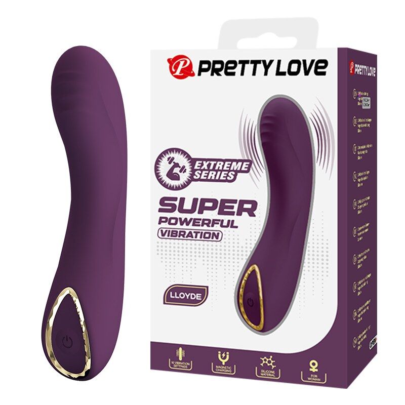 PRETTY LOVE - VIBRATORE RICARICABILE LLOYDE 10 FUNZIONI VIOLA PRETTY LOVE - VIBRATORE RICARICABILE LLOYDE 10 FUNZIONI VIOLA