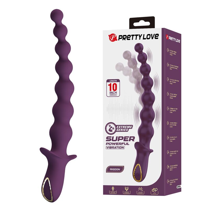 PRETTY LOVE - VIBRATORE ANALE RICARICABILE MADISON CON 10 FUNZIONI PRETTY LOVE - VIBRATORE ANALE RICARICABILE MADISON CON 10 FUNZIONI