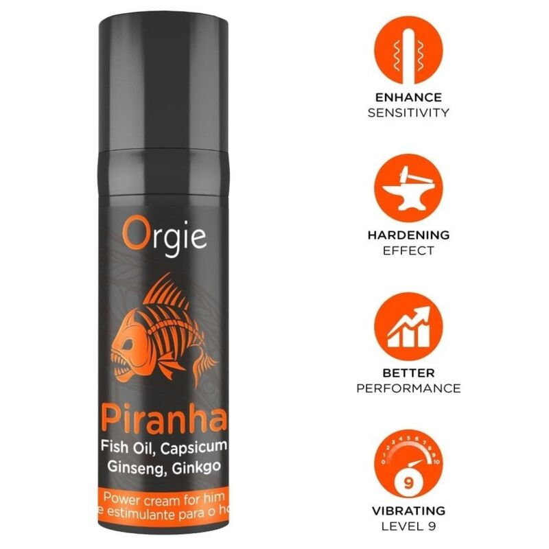 ORGIE - CREMA PIRANHA POWER PER LUI 15 ML ORGIE - CREMA PIRANHA POWER PER LUI 15 ML