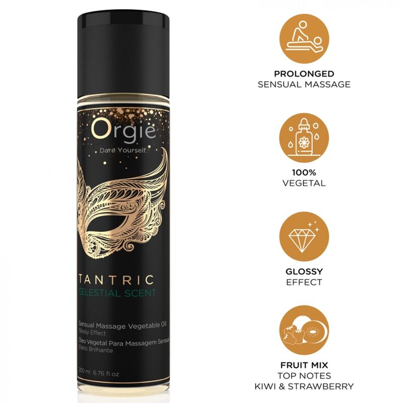 ORGIE - OLIO VEGETALE PER MASSAGGI SENSUALI TANTRICI E CELESTIALI 200 ML ORGIE - OLIO VEGETALE PER MASSAGGI SENSUALI TANTRICI E CELESTIALI 200 ML