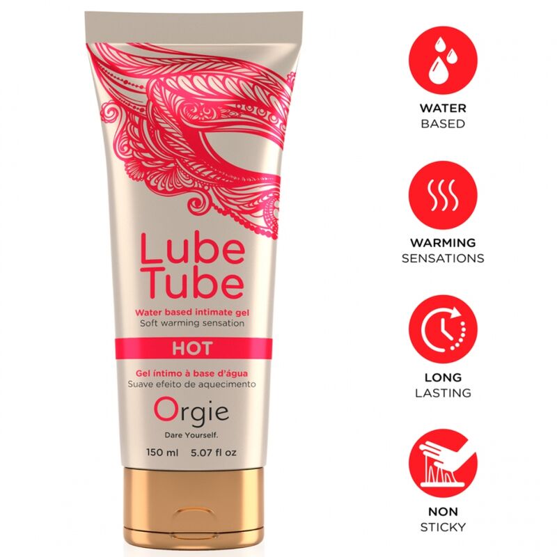 ORGIE - TUBO LUBRIFICANTE GEL INTIMO A BASE DE ACQUA CALDA 150 ML ORGIE - TUBO LUBRIFICANTE GEL INTIMO A BASE DE ACQUA CALDA 150 ML