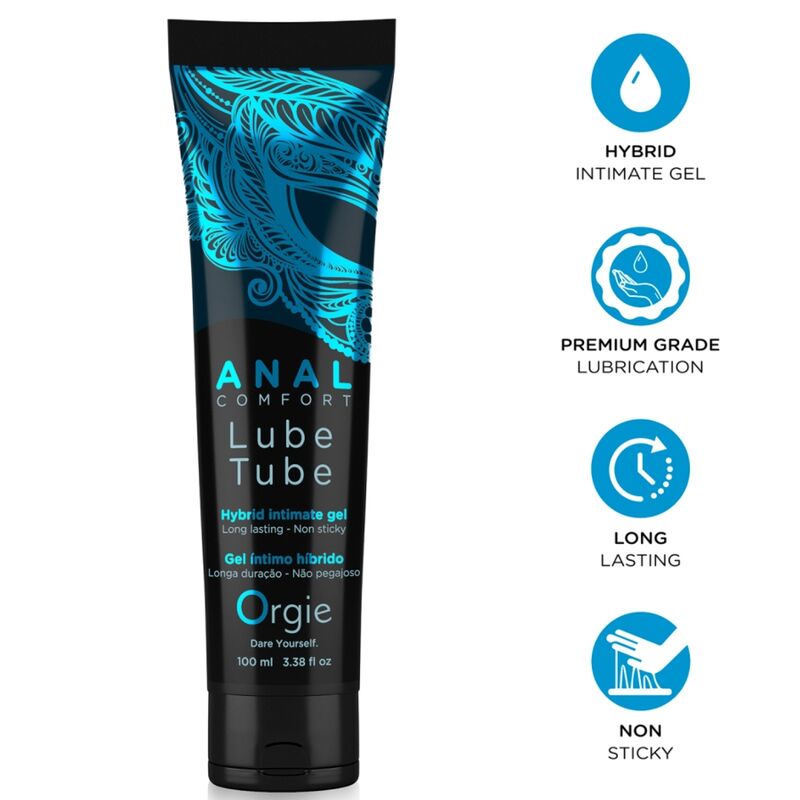 ORGIE - TUBO LUBRIFICANTE ANAL COMFORT GEL IBRIDO INTIMO PER SESSO ANALE 100 ML ORGIE - TUBO LUBRIFICANTE ANAL COMFORT GEL IBRIDO INTIMO PER SESSO ANALE 100 ML