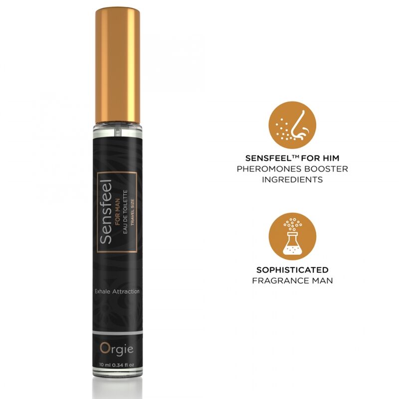 ORGIE - SENSFEEL FOR MAN EAU DE TOILETTE CON BOOSTER DI FEROMONI FORMATO VIAGGIO 10 ML ORGIE - SENSFEEL FOR MAN EAU DE TOILETTE CON BOOSTER DI FEROMONI FORMATO VIAGGIO 10 ML