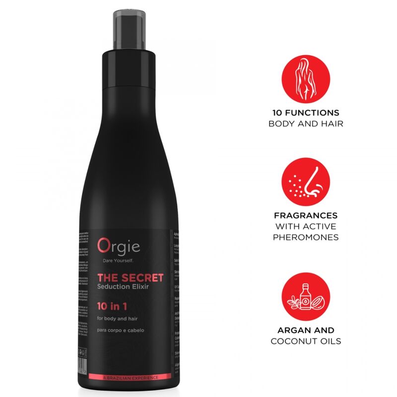 ORGIE - ELISIR SEGRETO DELLA SEDUZIONE 10 IN 1 LOZIONE CORPO E CAPELLI 200 ML ORGIE - ELISIR SEGRETO DELLA SEDUZIONE 10 IN 1 LOZIONE CORPO E CAPELLI 200 ML