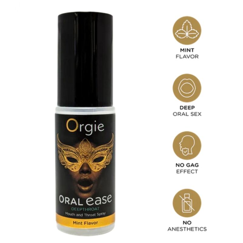 ORGIE - SPRAY PER BOCCA E GOLA ORALE ALLA MENTA 50 ML ORGIE - SPRAY PER BOCCA E GOLA ORALE ALLA MENTA 50 ML