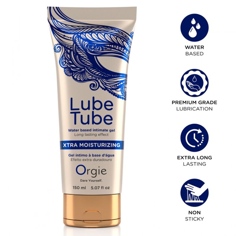 ORGIE - TUBO LUBRIFICANTE EXTRA IDRATANTE GEL INTIMO A BASE DE ACQUA 150 ML ORGIE - TUBO LUBRIFICANTE EXTRA IDRATANTE GEL INTIMO A BASE DE ACQUA 150 ML