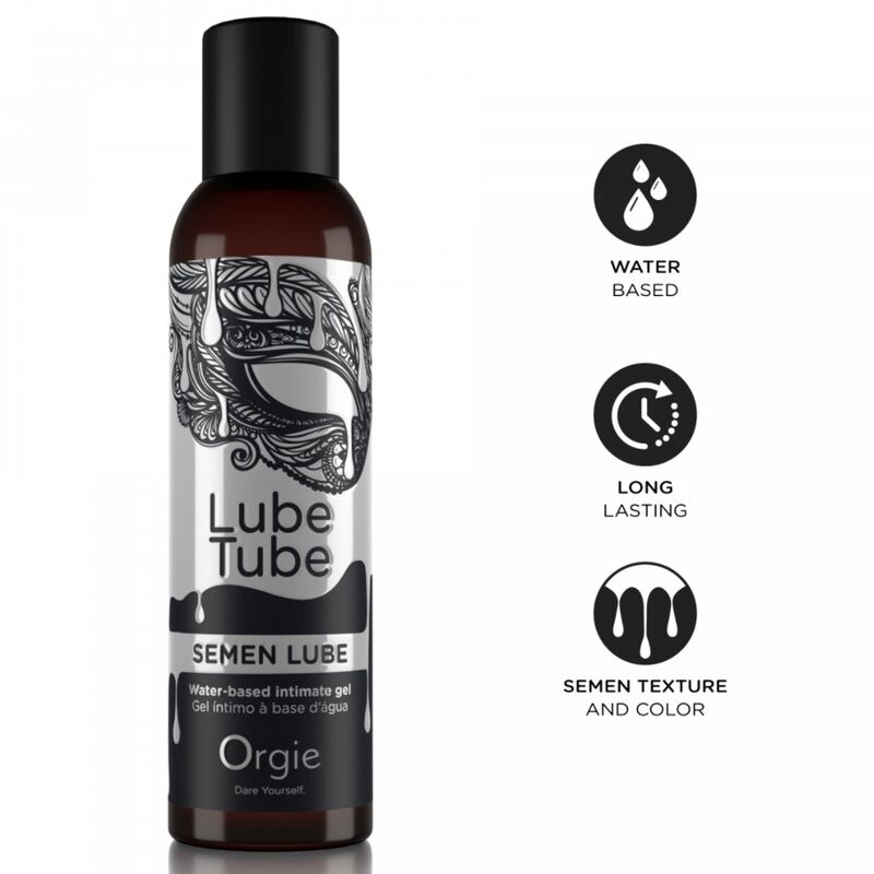 ORGIE - TUBO LUBRIFICANTE SEMEN LUBRIFICANTE GEL INTIMO A BASE DE ACQUA 150 ML ORGIE - TUBO LUBRIFICANTE SEMEN LUBRIFICANTE GEL INTIMO A BASE DE ACQUA 150 ML