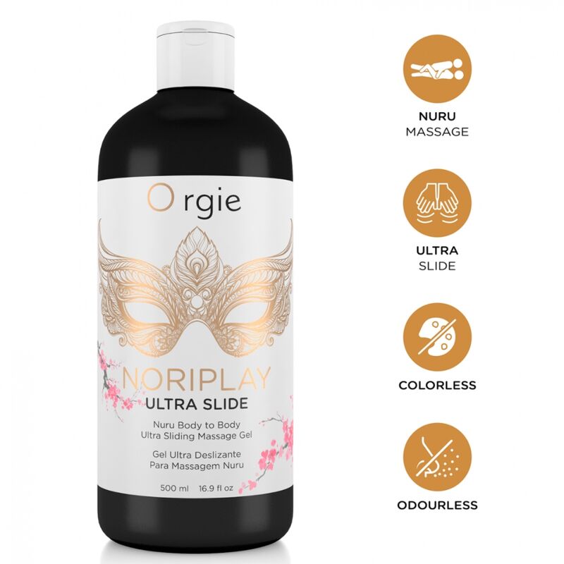 ORGIE - NORIPLAY ULTRA SLIDE GEL MASSAGGIO NURU CORPO A CORPO 500 ML ORGIE - NORIPLAY ULTRA SLIDE GEL MASSAGGIO NURU CORPO A CORPO 500 ML