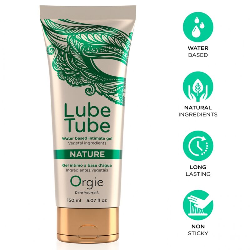 ORGIE - TUBO LUBRIFICANTE NATURE GEL INTIMO A BASE DE ACQUA 150 ML ORGIE - TUBO LUBRIFICANTE NATURE GEL INTIMO A BASE DE ACQUA 150 ML