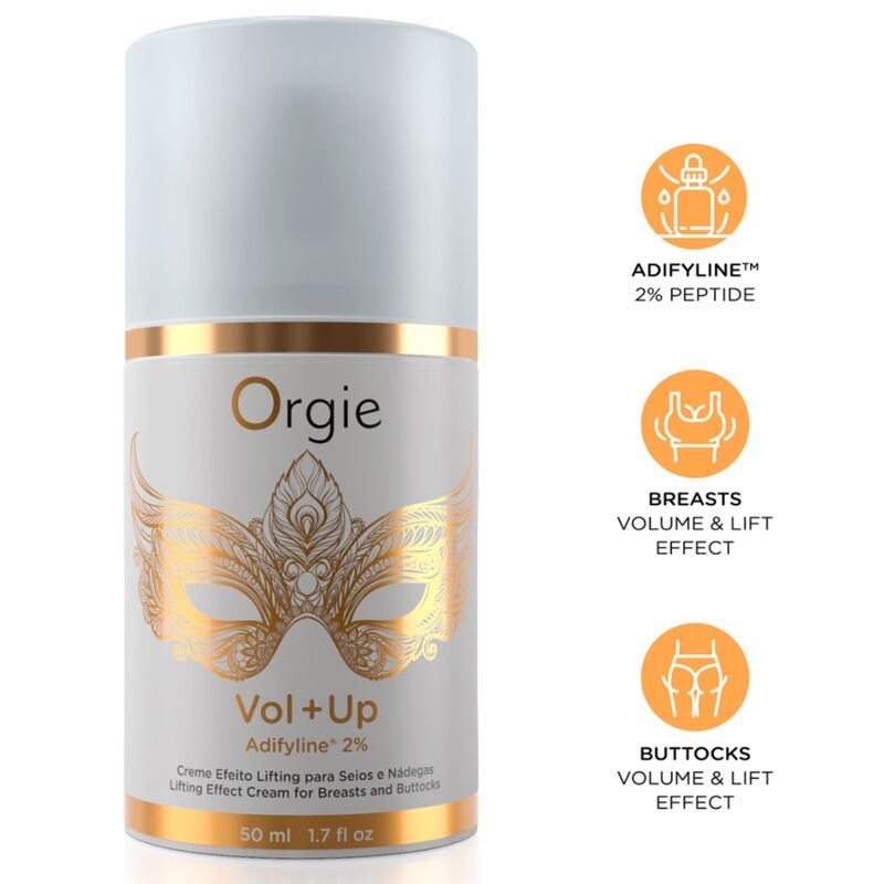ORGIE - CREMA VOL+UP EFFETTO LIFTING PER SENO E GLUTEI 50 ML ORGIE - CREMA VOL+UP EFFETTO LIFTING PER SENO E GLUTEI 50 ML