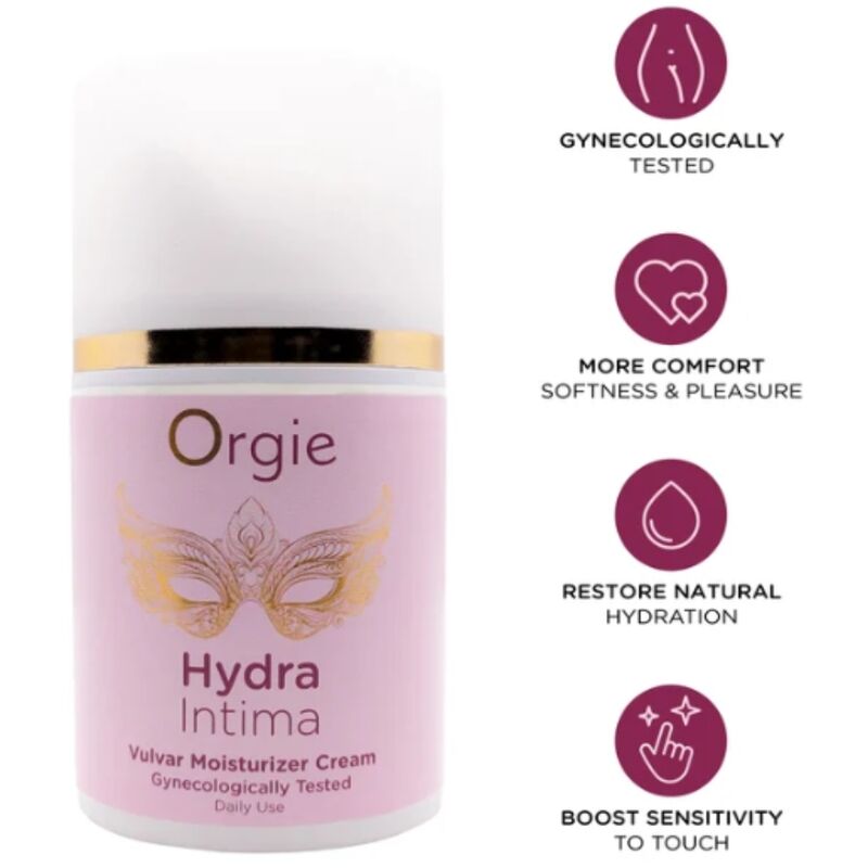 ORGIE - HYDRA INTIMA CREMA IDRATANTE VULVARE QUOTIDIANA 50 ML ORGIE - HYDRA INTIMA CREMA IDRATANTE VULVARE QUOTIDIANA 50 ML