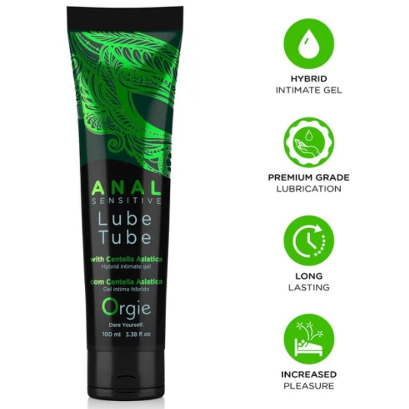 ORGIE - TUBO LUBRIFICANTE ANALE GEL IBRIDO SENSITIVO PER SESSO ANALE 100 ML ORGIE - TUBO LUBRIFICANTE ANALE GEL IBRIDO SENSITIVO PER SESSO ANALE 100 ML