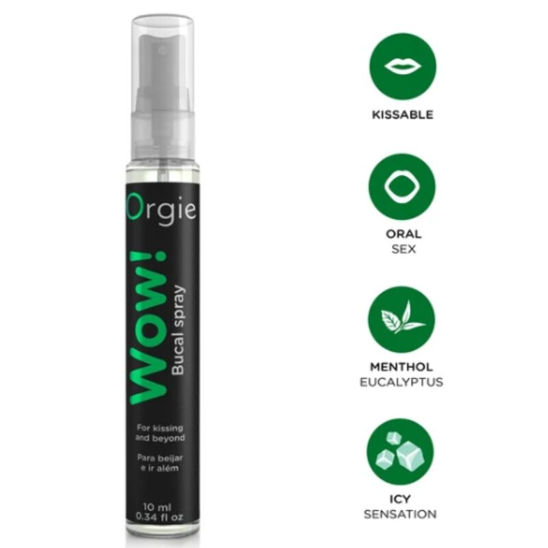 ORGIE - WOW! SPRAY BUCCALE AL MENTOLO ED EUCALIPTO 10 ML ORGIE - WOW! SPRAY BUCCALE AL MENTOLO ED EUCALIPTO 10 ML