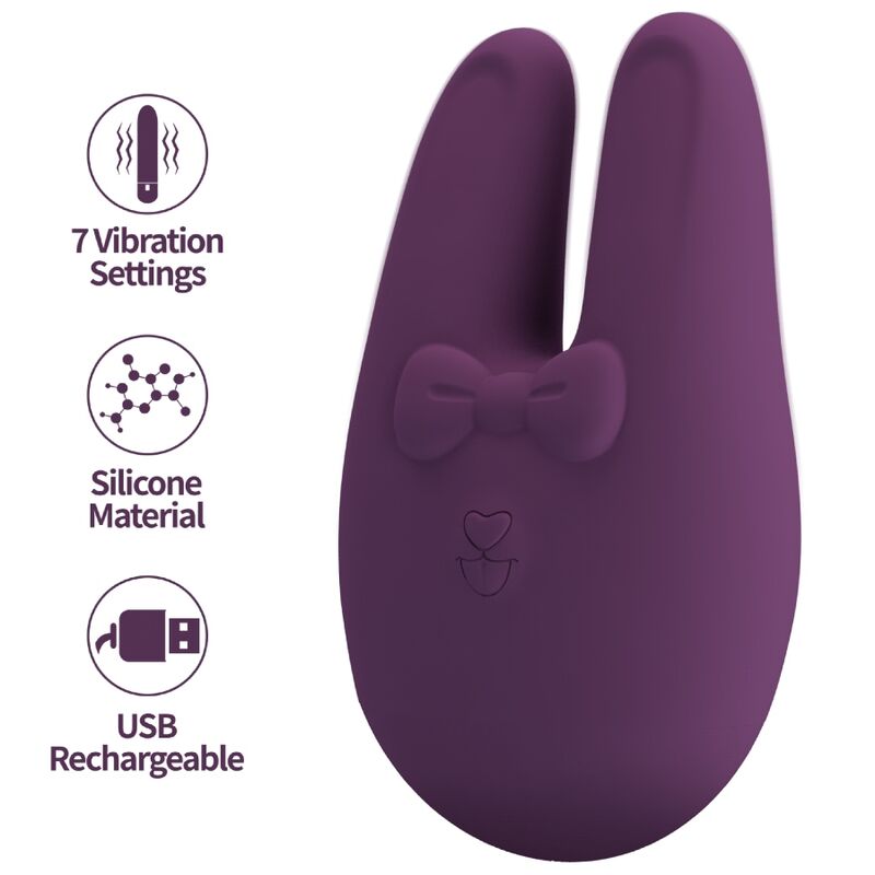 ROMANCE - STIMOLATORE ESTERNO BUNNY CON 7 MODALITÀ DI VIBRAZIONE ROMANCE - STIMOLATORE ESTERNO BUNNY CON 7 MODALITÀ DI VIBRAZIONE