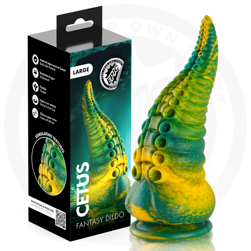 EPIC - DILDO CON TENTACOLI VERDI DI CETUS, TAGLIA GRANDE EPIC - DILDO CON TENTACOLI VERDI DI CETUS, TAGLIA GRANDE