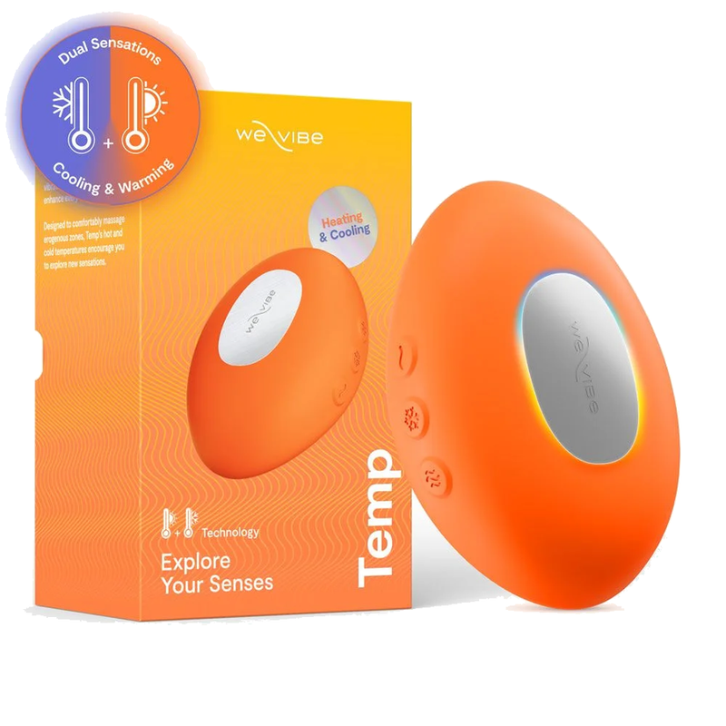 WE-VIBE - VIBRATORE RISCALDANTE E RAFFREDDANTE A TEMPERATURA ARANCIONE WE-VIBE - VIBRATORE RISCALDANTE E RAFFREDDANTE A TEMPERATURA ARANCIONE