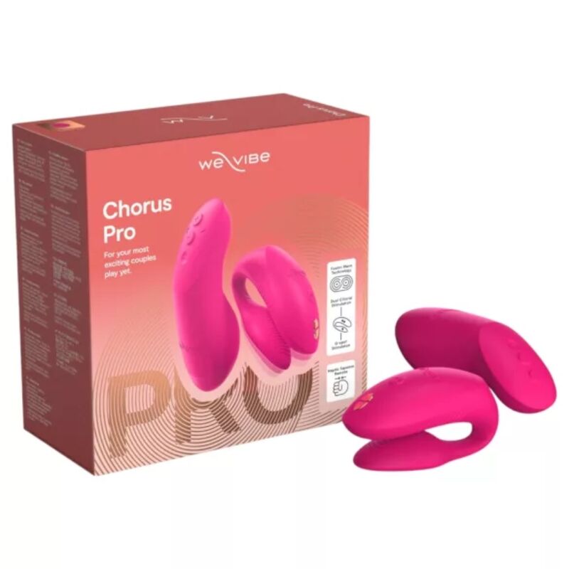 WE-VIBE - VIBRATORE PER COPPIE CHORUS PRO PREMIUM ROSA ELETTRICO WE-VIBE - VIBRATORE PER COPPIE CHORUS PRO PREMIUM ROSA ELETTRICO